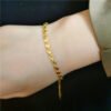Embossed Pendant Necklace & Bracelet Set — Titanium Steel product photo 3 | Glossy.pk Pakistan