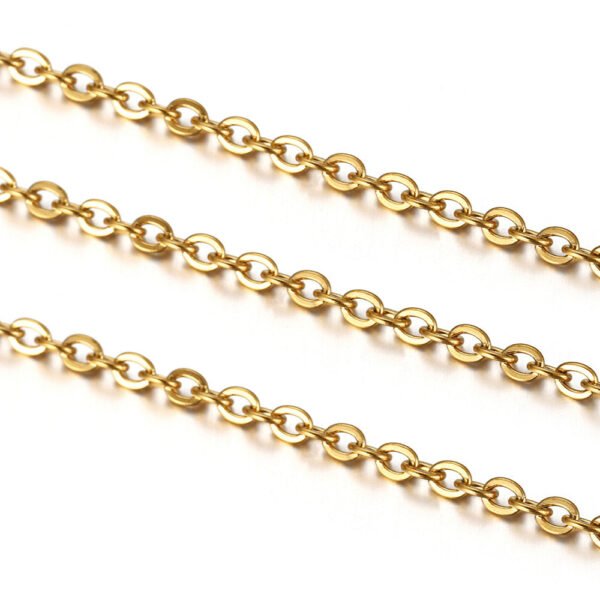 O-Line Flat Cross Necklace 1.5mm 45+5 | Glossy.pk product photo 3 | Glossy.pk Pakistan