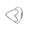 Personality exaggerated stainless steel love ring 18K gold plated ring opening adjustable ring anti-tarnish jewellery from Glossy.pk, Lahore