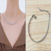 Chain Titanium steel necklace female niche design high-end 18k gold Internet celebrity with hip-hop style jewelry anti-tarnish jewellery from Glossy.pk, Lahore