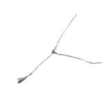 The new popular titanium steel necklace women's light luxury versatile niche pendant clavicle chain necklace high-end design accessories Glossy.pk