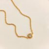 Mini Single-Stone Titanium Steel Necklace, Bracelet & Anklet Set product photo 2 | Glossy.pk Pakistan
