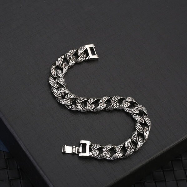 Striped Men’s Bracelet — Hip‑Hop Style product photo 4 | Glossy.pk Pakistan
