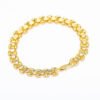 Special jewelry 18K gold-plated bracelet men’s popular men’s hand jewelry anti-tarnish jewellery from Glossy.pk, Lahore