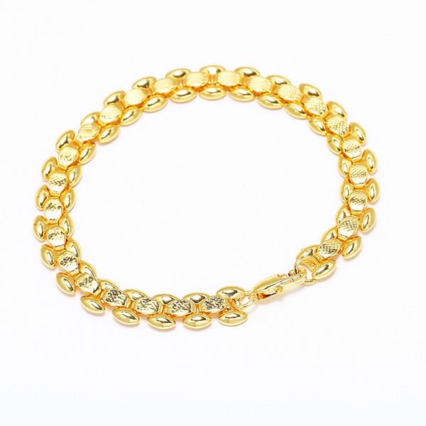 Special jewelry 18K gold-plated bracelet men’s popular men’s hand jewelry anti-tarnish jewellery from Glossy.pk, Lahore