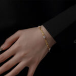 Love Heart-shaped Double-layer New Bracelet Stainless Steel Fashion Hand Jewelry Versatile - Image 3