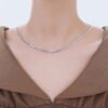 Chain Titanium steel necklace female niche design high-end 18k gold Internet celebrity with hip-hop style jewelry anti-tarnish jewellery from Glossy.pk, Lahore