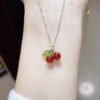 Cherry Pendant Necklace — Summer Accent product photo 4 | Glossy.pk Pakistan