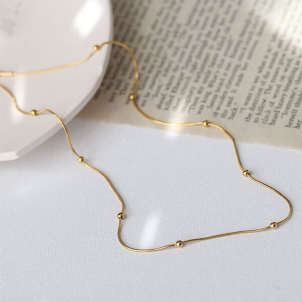 Small-Bead Chain Necklace product photo 2 | Glossy.pk Pakistan