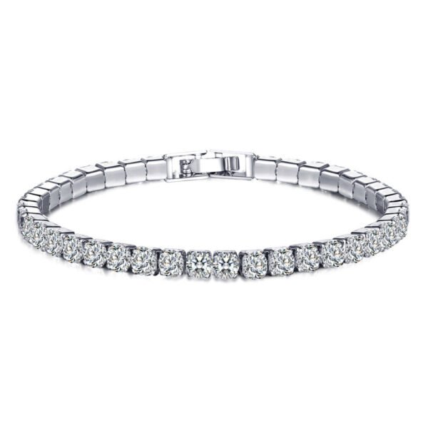 New bracelet hip hop diamond row diamond bracelet Fashion necklace women’s jewelry anti-tarnish jewellery from Glossy.pk, Lahore