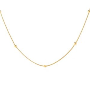 Small-Bead Chain Necklace product photo 3 | Glossy.pk Pakistan
