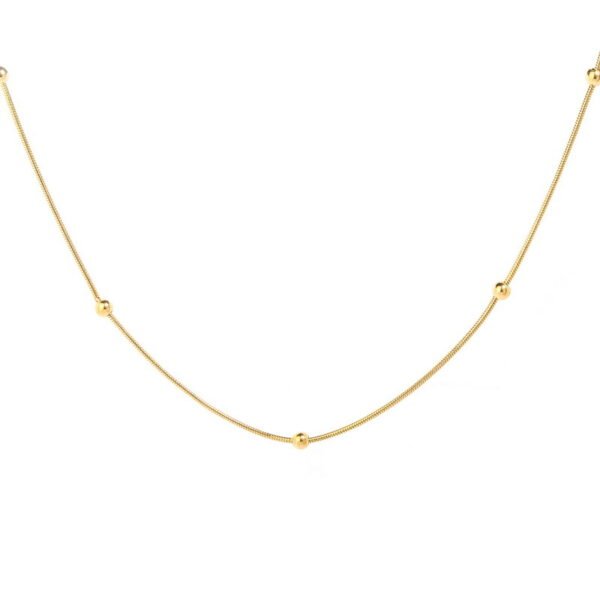 Small-Bead Chain Necklace product photo 3 | Glossy.pk Pakistan
