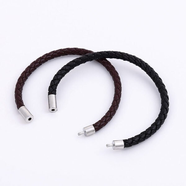 Woven Bracelet — Black & Brown product photo 4 | Glossy.pk Pakistan
