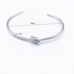 European and American cross-border wholesale 18K gold bamboo titanium steel bracelet simple fashion ins design Internet celebrity high-end sense hand ornament women Glossy.pk