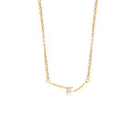 Light luxury niche cross pearl clavicle chain cold style minimalist design temperament versatile women's wholesale price jewelry