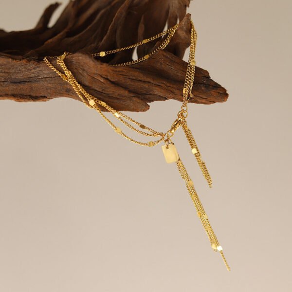 Multi Chain Knotted Bracelet 18K goldplated anti-tarnish jewellery from Glossy.pk, Lahore