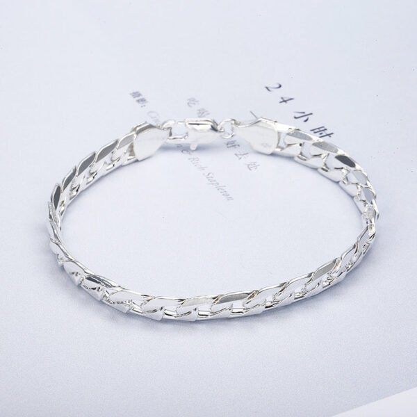 Men's 8mm Side Bracelet — Gold & Silver colour — jewellery from Glossy.pk, Pakistan