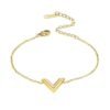 18k Gold High-quality Gold Snake Bone Chain Anklet Women’s Ins Cold Wind Simple Forest anti-tarnish jewellery from Glossy.pk, Lahore