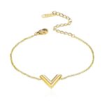 2024 new 18K gold high-quality gold snake bone chain anklet women's ins cold wind simple forest system does not fade 30 Glossy.pk