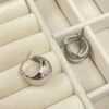 Retro personality cold style earrings simple and versatile earrings, niche design high-end earrings anti-tarnish jewellery from Glossy.pk, Lahore