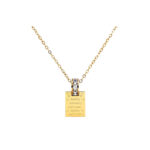 European and American cross-border fashion simple new necklace women's light luxury niche high-end design temperament new English diamonds