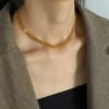 Mesh Chain Necklace & Bracelet Set — Light Luxury product photo 2 | Glossy.pk Pakistan