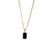 Black Square Clavicle Necklace — jewellery from Glossy.pk, Pakistan