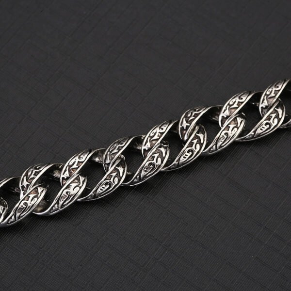 Fashion creativity, new trend, personality, striped men’s bracelet, hip-hop trend, wearing hand accessories anti-tarnish jewellery from Glossy.pk, Lahore