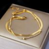 Sense of luxury, delicate shell claw diamond, starfish, titanium steel anklet, sweet ocean style, new ankle and foot chain 22 anti-tarnish jewellery from Glossy.pk, Lahore