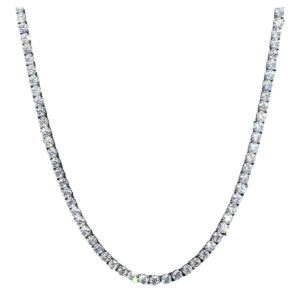 Single-Row Sparkle Chain — Gold, Silver or Black