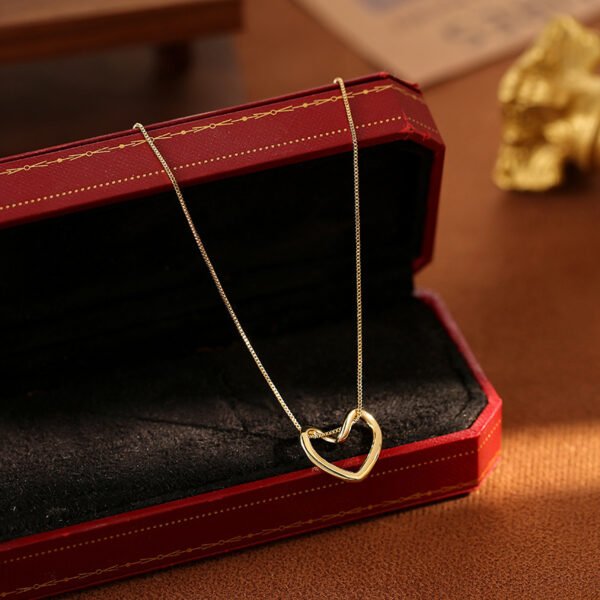 Heart Love Chain Necklace product photo 2 | Glossy.pk Pakistan