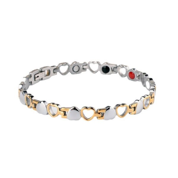 Simple Fashion Adjustable Heart Bracelet Love Peach Heart Red White Black Oil Bracelet anti-tarnish jewellery from Glossy.pk, Lahore
