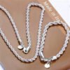Twist rope chain — 2mm, multiple lengths product photo 3 | Glossy.pk Pakistan