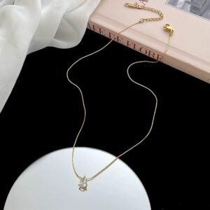 Single Stone Pendant Necklace — Delicate product photo 3 | Glossy.pk Pakistan