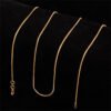 Versatile Snake Chain Necklace — Multiple Lengths — jewellery from Glossy.pk, Pakistan