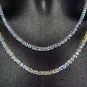 Single-Row Sparkle Chain — Gold, Silver or Black product photo 2 | Glossy.pk Pakistan
