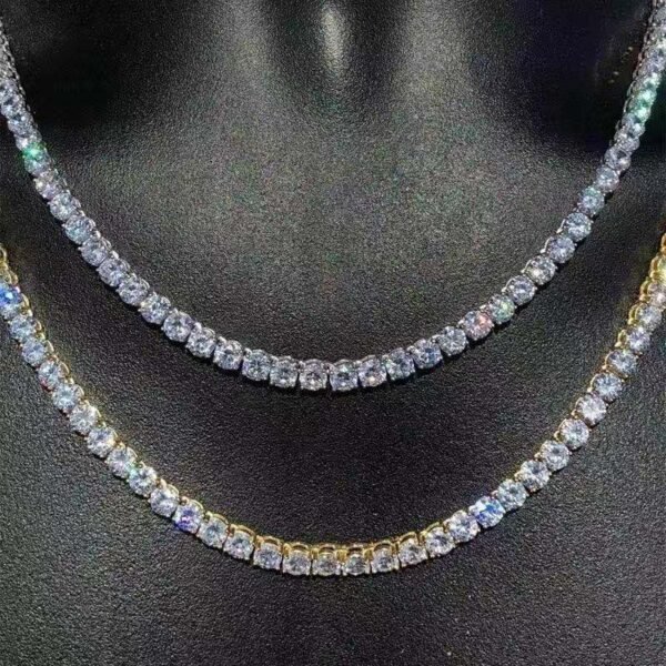 Single-Row Sparkle Chain — Gold, Silver or Black product photo 2 | Glossy.pk Pakistan