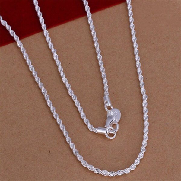 Twist rope chain — 2mm, multiple lengths product photo 4 | Glossy.pk Pakistan