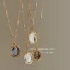 Rose‑Tone Clavicle Pendant Necklace — jewellery from Glossy.pk, Pakistan