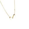 Mother-of-pearl Pendant Special-shaped Unique Black and White Love Necklace Stud Set Temperament Simple Female anti-tarnish jewellery from Glossy.pk, Lahore