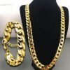 8mm Gold-Finish Chain — Multiple Lengths — jewellery from Glossy.pk, Pakistan