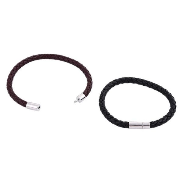 Hot-selling accessories, personalized simple PU woven leather bracelets Korean casual and versatile student accessories anti-tarnish jewellery from Glossy.pk, Lahore
