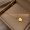 Letter Clavicle Necklace — Adorable Lettering product photo 2 | Glossy.pk Pakistan
