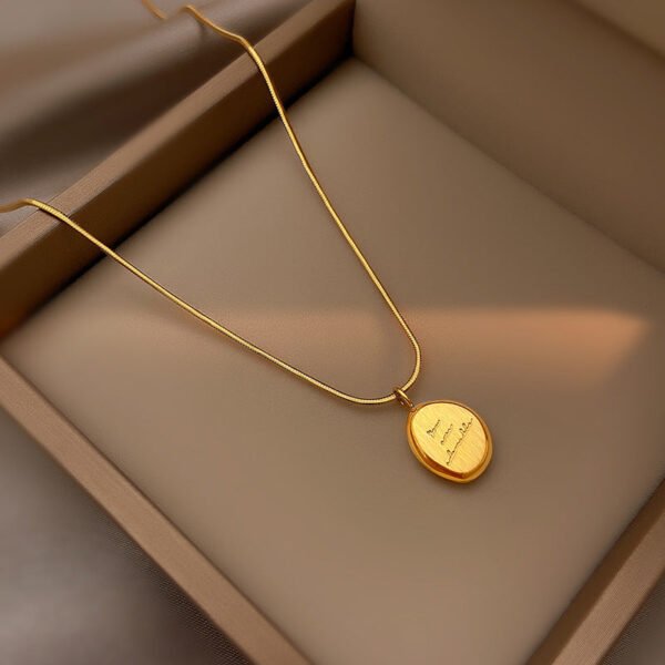 Letter Clavicle Necklace — Adorable Lettering product photo 2 | Glossy.pk Pakistan