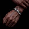 Men’s Cuban Bracelet – 18K Gold Plated on 925 Sterling Silver anti-tarnish jewellery from Glossy.pk, Lahore