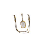 2024 New Accessories: A Rose Titanium Steel Pendant Necklace Women's High Design Sense Niche Clavicle Chain