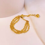 Cross-border wholesale ins wind irregular titanium steel open ring light luxury high-end ring does not fade cold wind 23 Glossy.pk