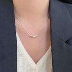 2024 new women's light luxury niche hip hop decoration clavicle chain sweater accessories ins cold style double necklace Glossy.pk