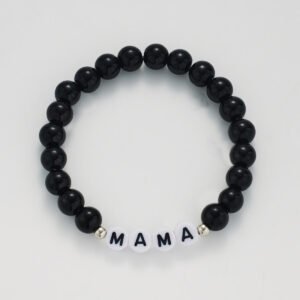 Black Bead Bracelet — Matte or Glossy product photo 2 | Glossy.pk Pakistan