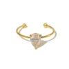 Retro Teardrop Open Ring product photo 4 | Glossy.pk Pakistan